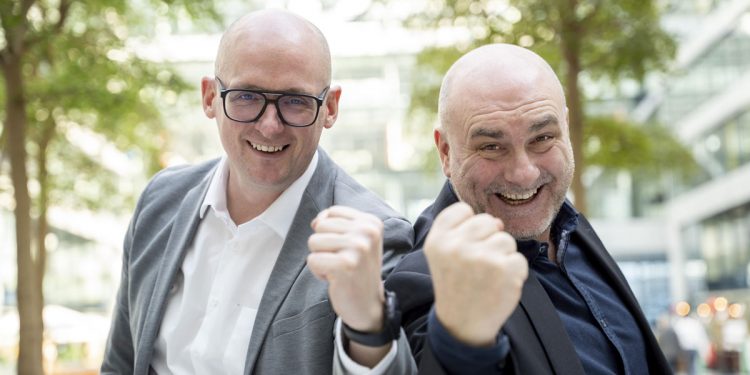 Klaus Brehm und Steffen König von der MAXprom GmbH